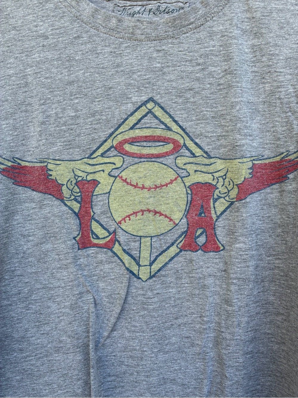 Wright & Ditson Los Angeles Angels Vintage Tee L
